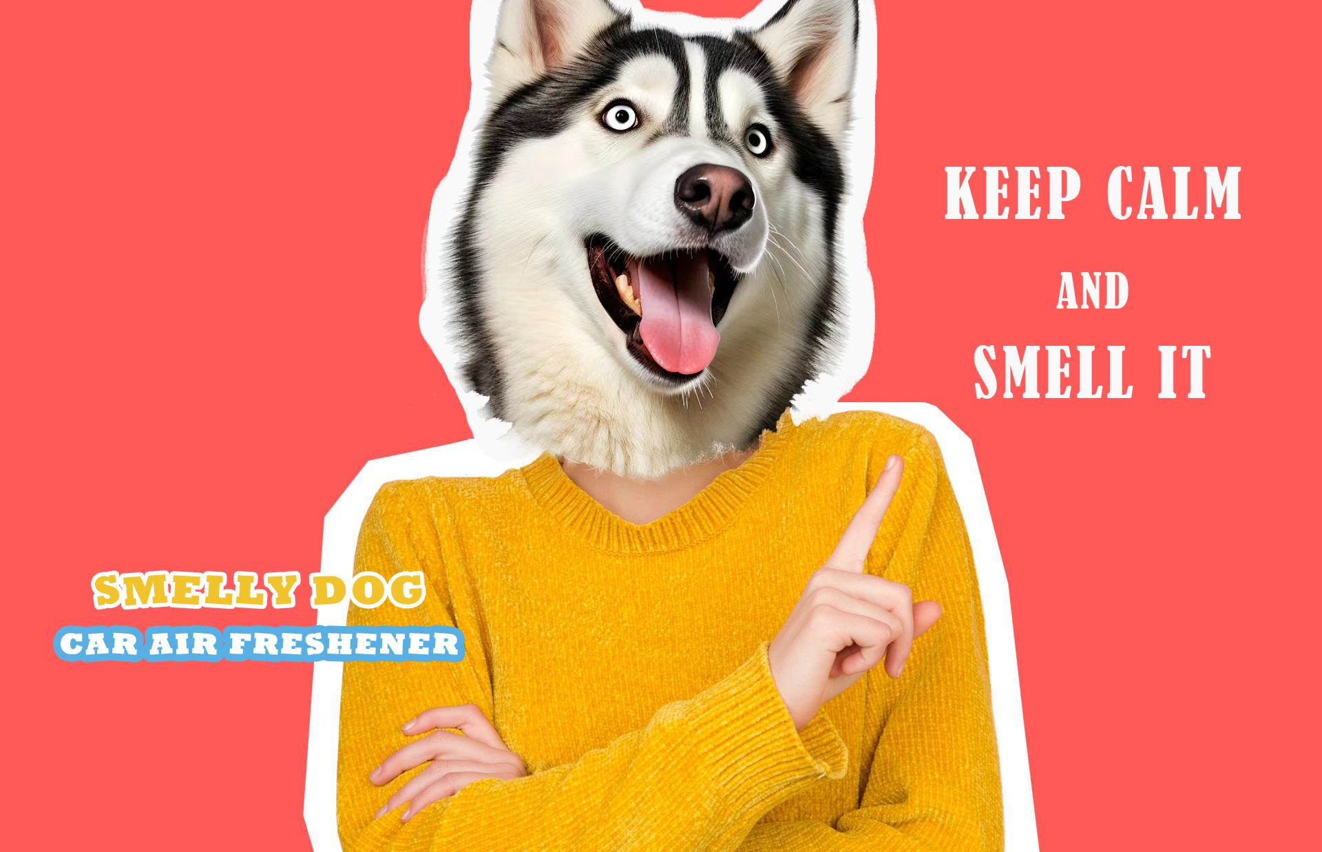 smelly dog air freshener top banner